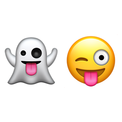 👻😜 Emoji Domain iOS rendering